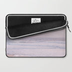 Huntington Beach Pink Sunset - California Ocean Landscape Photography Laptop Sleeve Gallery Image 2