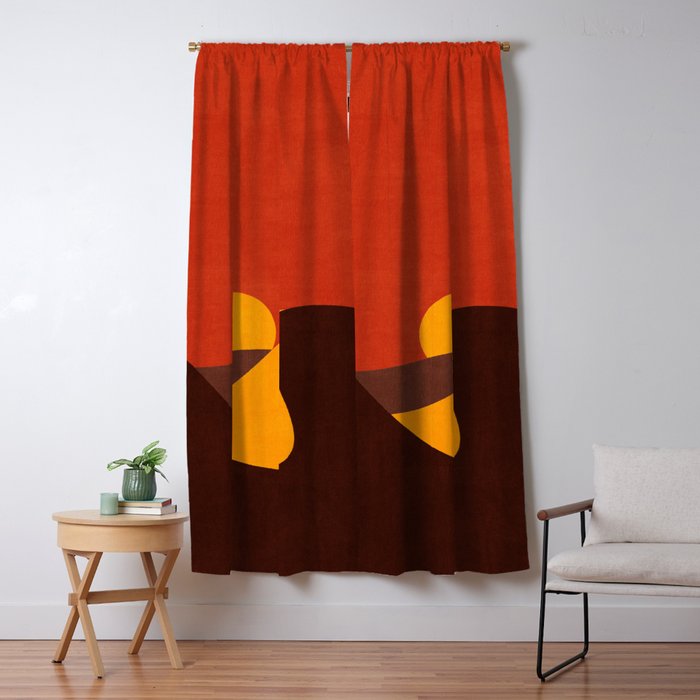 LANDSHAPES - Desert - sunset Window Curtain Gallery Image 5