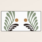 Simplicity Leaf and Sun Duo Desk Mat Gallery Image 3