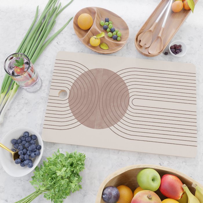 Abstract Modern Poster Arch  Cutting Board Gallery Image 2