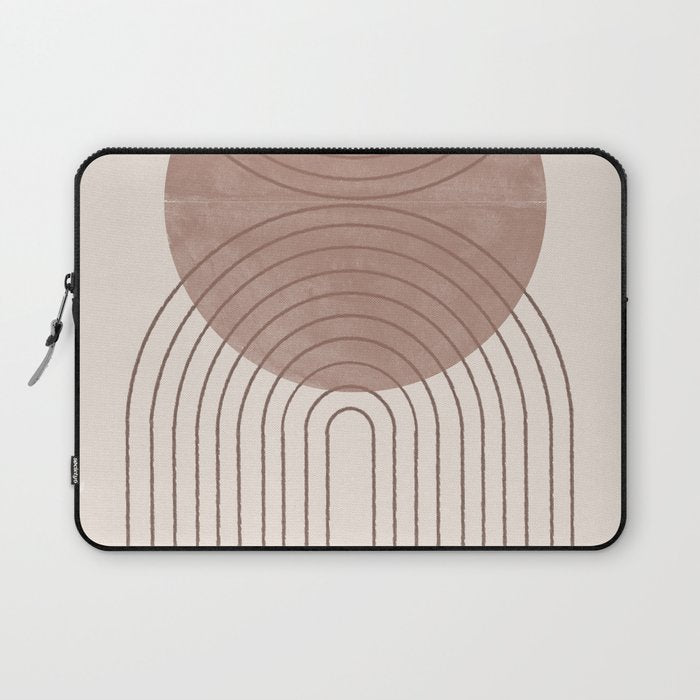 Abstract Modern Poster Arch  Laptop Sleeve Gallery Image 1