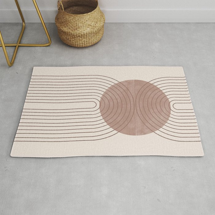 Abstract Modern Poster Arch  Rug Gallery Image 1