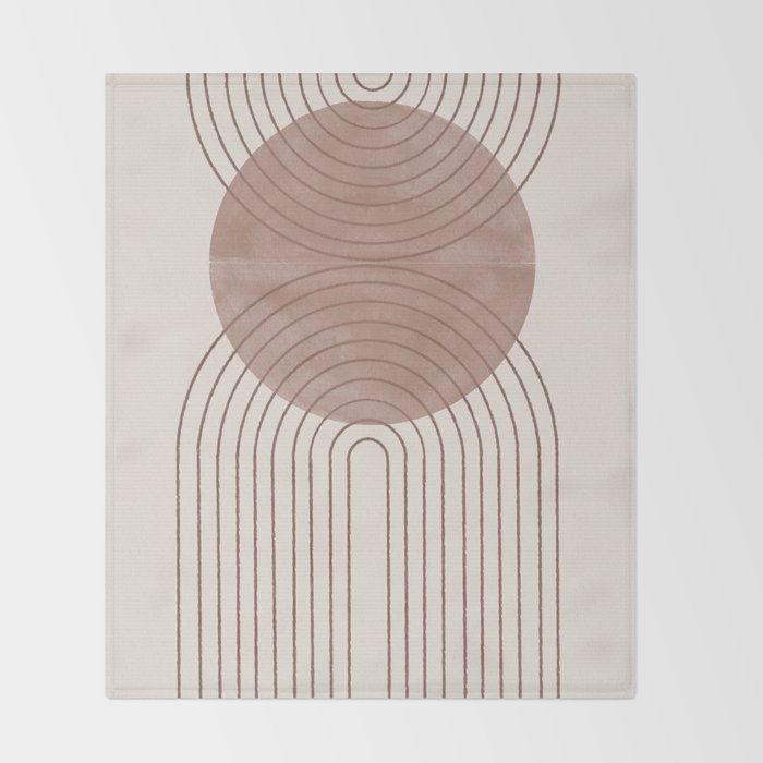 Abstract Modern Poster Arch  Throw Blanket Gallery Image 2