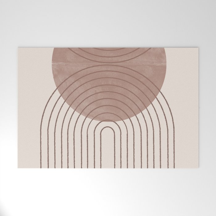 Abstract Modern Poster Arch  Welcome Mat Gallery Image 1