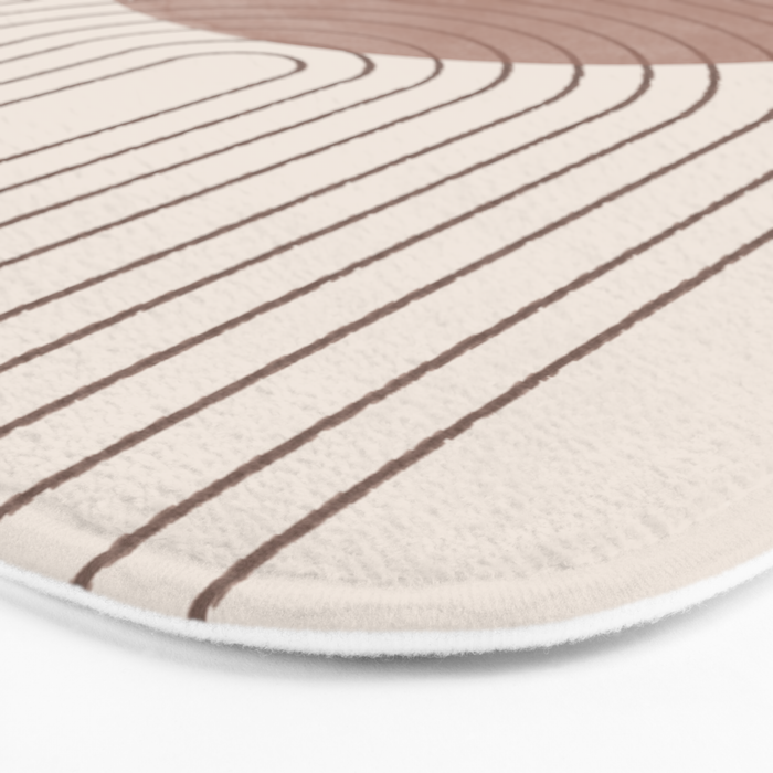 Abstract Modern Poster Arch  Bath Mat Gallery Image 3