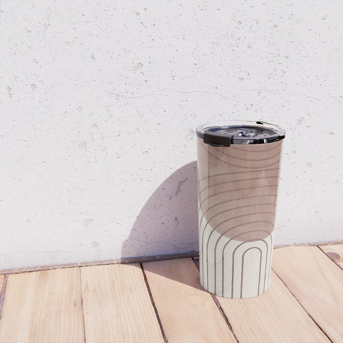 Abstract Modern Poster Arch  Travel Mug Gallery Image 4