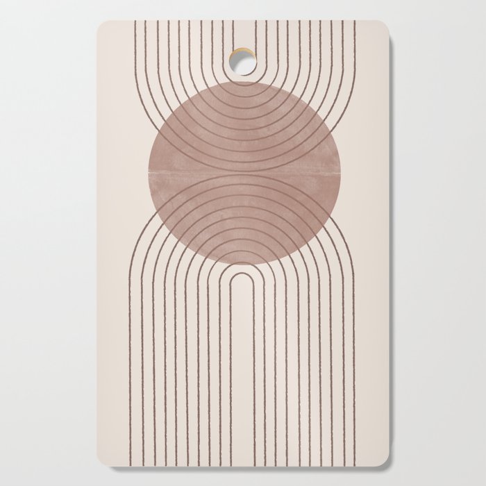 Abstract Modern Poster Arch  Cutting Board Gallery Image 1
