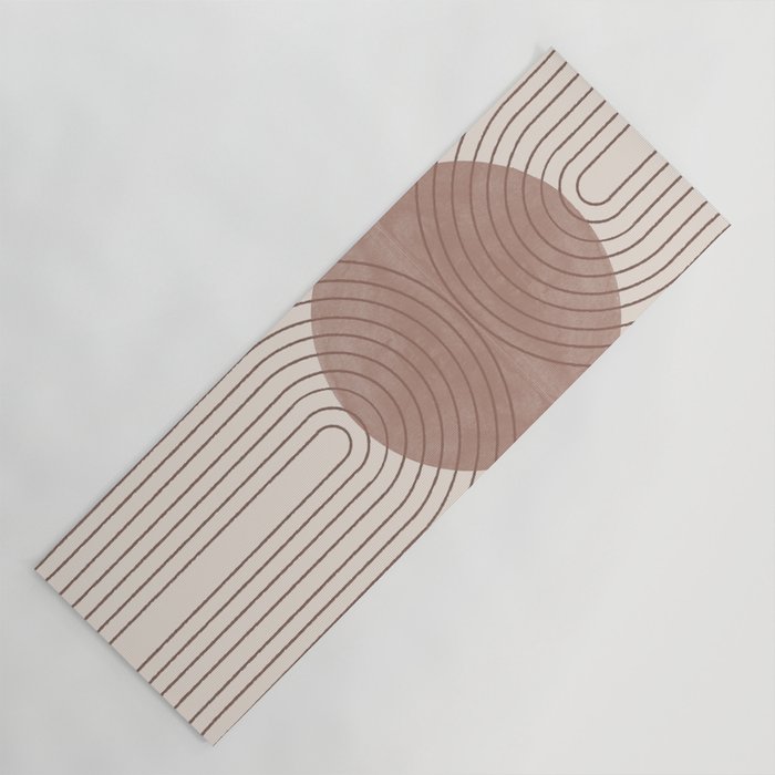 Abstract Modern Poster Arch  Yoga Mat Gallery Image 1