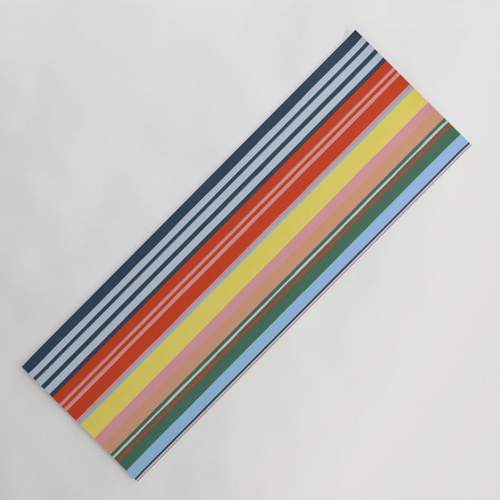 Summer Stripes Yoga Mat Gallery Image 1