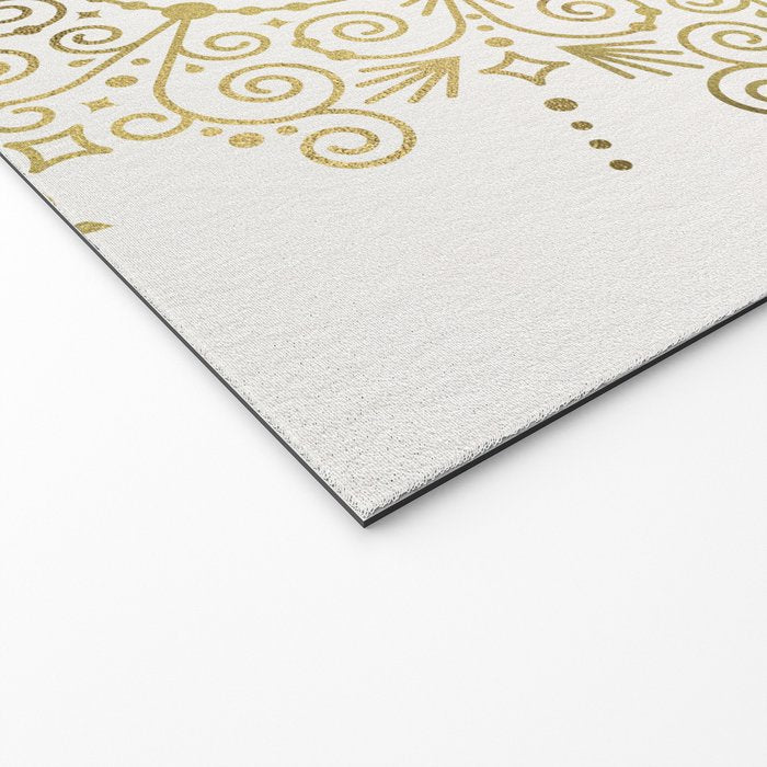 Moroccan Mandala - Gold Palette Welcome Mat Gallery Image 2