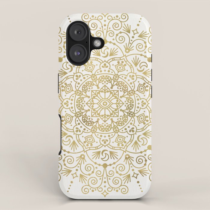 Moroccan Mandala - Gold Palette iPhone Case Gallery Image 1