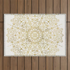 Moroccan Mandala - Gold Palette Outdoor Rug Gallery Image 1