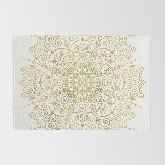 Moroccan Mandala - Gold Palette Rug Gallery Image 2