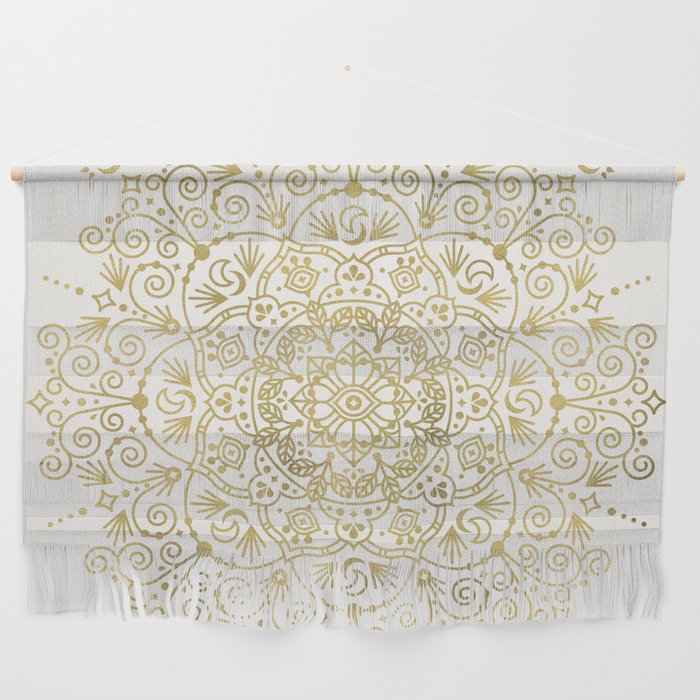 Moroccan Mandala - Gold Palette Wall Hanging Gallery Image 1