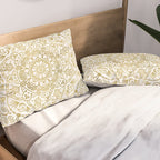 Moroccan Mandala - Gold Palette Pillow Sham Gallery Image 2