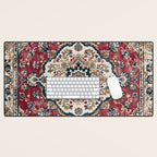 Casbah Crimson Crest Desk Mat Gallery Image 1