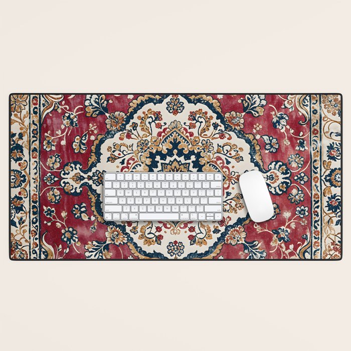 Casbah Crimson Crest Desk Mat Gallery Image 1