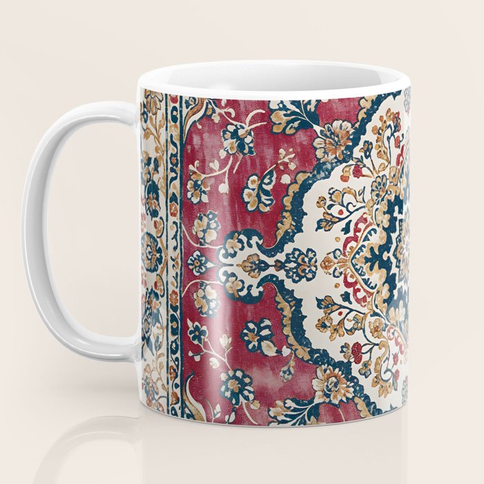 Casbah Crimson Crest Coffee Mug Gallery Image 3