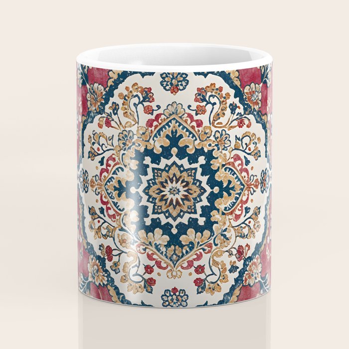 Casbah Crimson Crest Coffee Mug Gallery Image 4