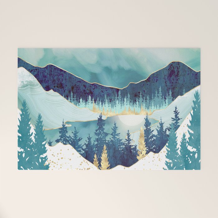 Sky Reflection Welcome Mat Gallery Image 1
