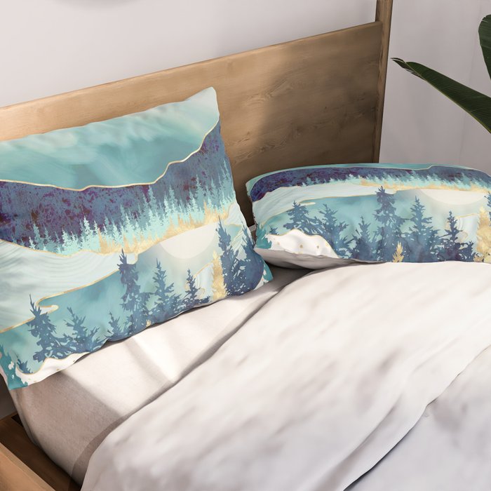 Sky Reflection Pillow Sham Gallery Image 2
