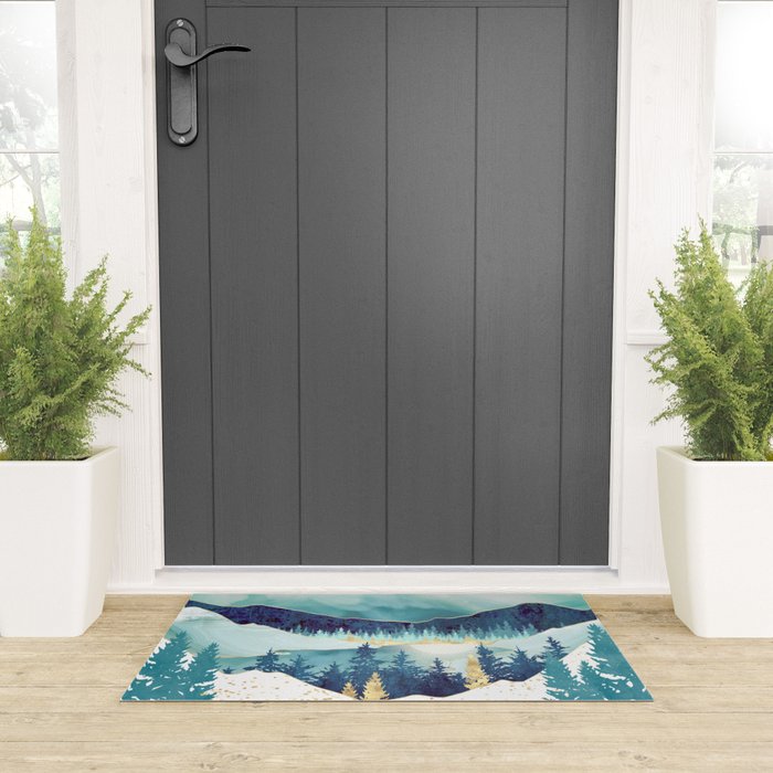 Sky Reflection Welcome Mat Gallery Image 3