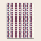 Burgundy Grid Elegance Notebook Gallery Image 4