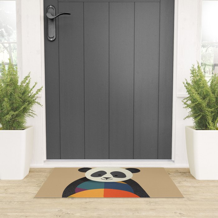 Giant Panda Welcome Mat Gallery Image 3
