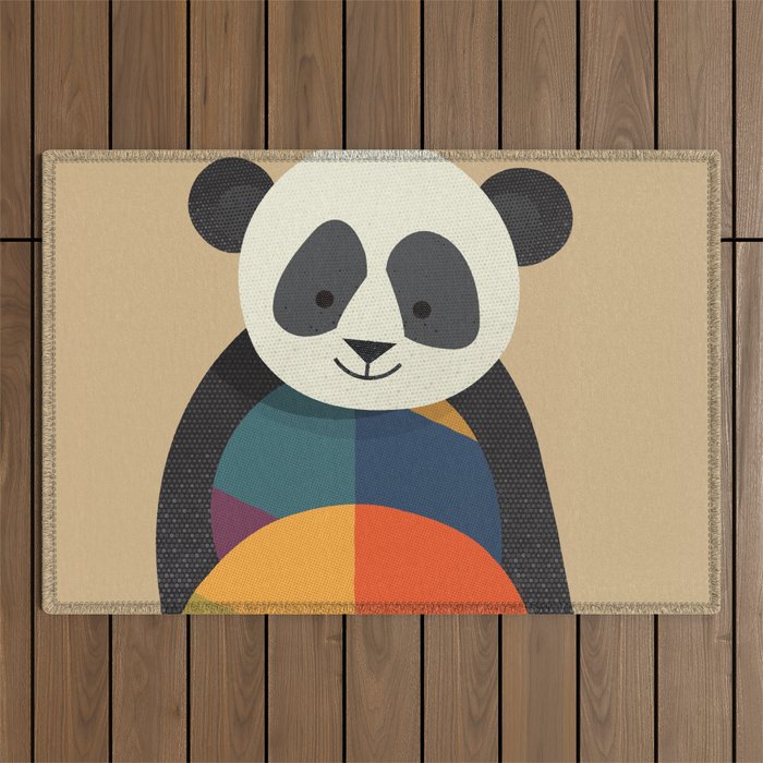 Giant Panda Outdoor Rug Gallery Image 1
