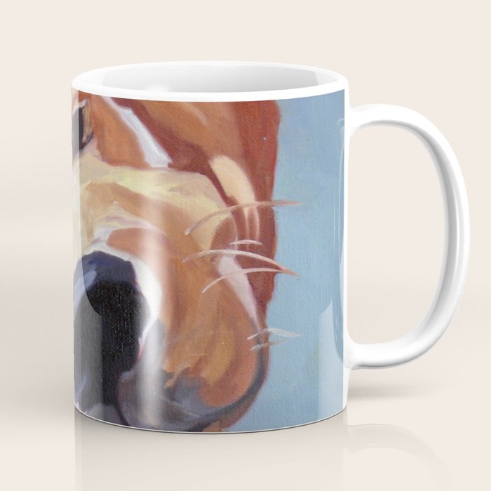 Golden Retriever Puppy Original Oil Painting Coffee Mug Gallery Image 1