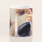 Golden Retriever Puppy Original Oil Painting Coffee Mug Gallery Image 4
