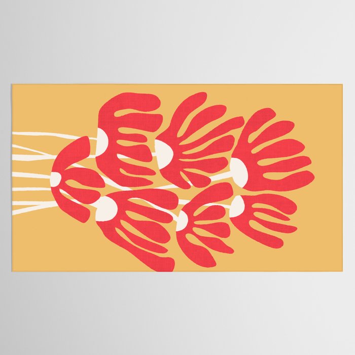 Fiery flowers Tablecloth Gallery Image 2