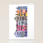 Rainbow Row - Charleston Stationery Card Gallery Image 2
