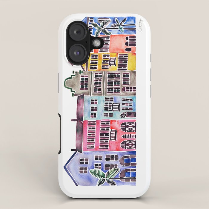 Rainbow Row - Charleston iPhone Case Gallery Image 1