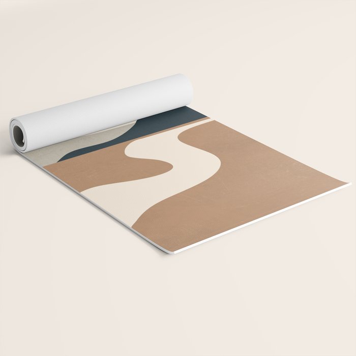 Minimal Abstract Art Landscape 8 Yoga Mat Gallery Image 2