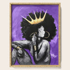 Naturally Queen VI PURPLE Serving Tray Gallery Image 1