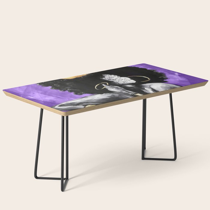 Naturally Queen VI PURPLE Coffee Table Gallery Image 1