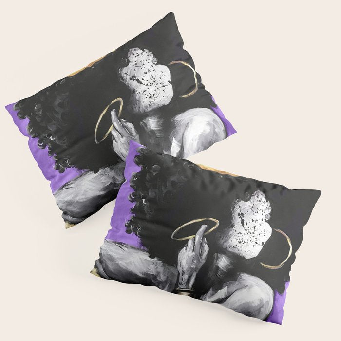 Naturally Queen VI PURPLE Pillow Sham Gallery Image 3