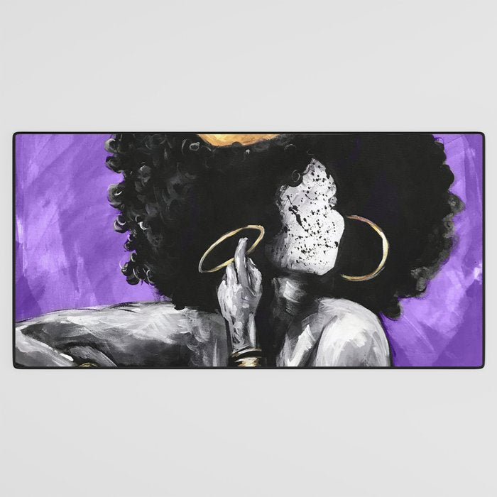 Naturally Queen VI PURPLE Desk Mat Gallery Image 3