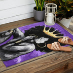 Naturally Queen VI PURPLE Outdoor Rug Gallery Image 2