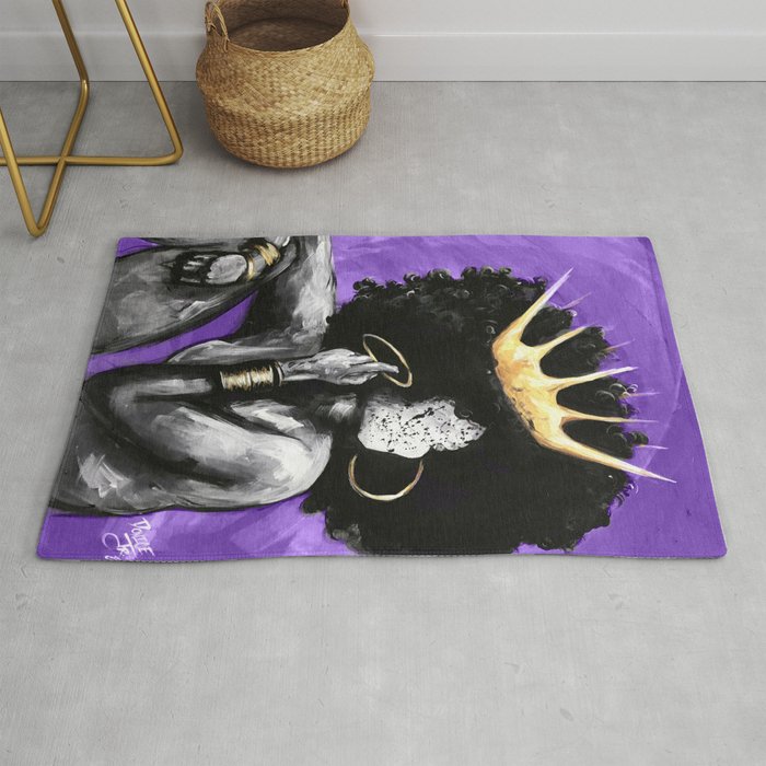 Naturally Queen VI PURPLE Rug Gallery Image 1