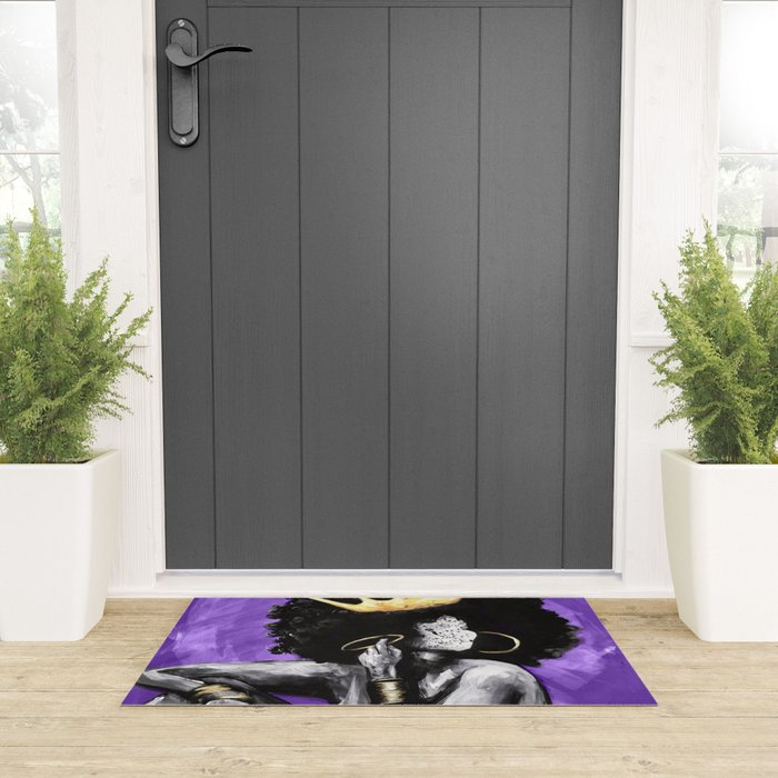 Naturally Queen VI PURPLE Welcome Mat Gallery Image 3