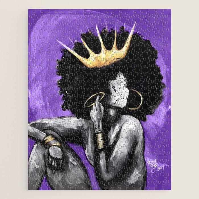 Naturally Queen VI PURPLE Jigsaw Puzzle Gallery Image 1