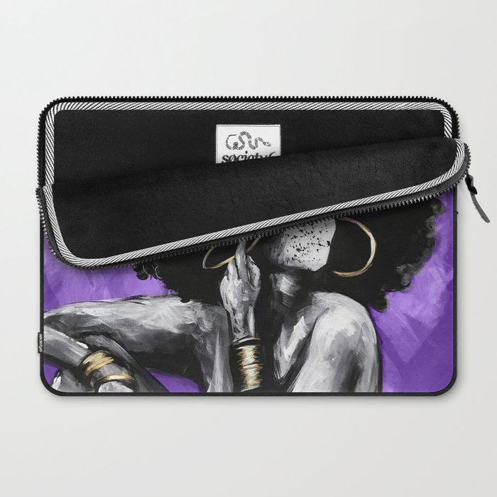 Naturally Queen VI PURPLE Laptop Sleeve Gallery Image 2