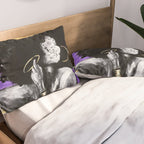 Naturally Queen VI PURPLE Pillow Sham Gallery Image 2