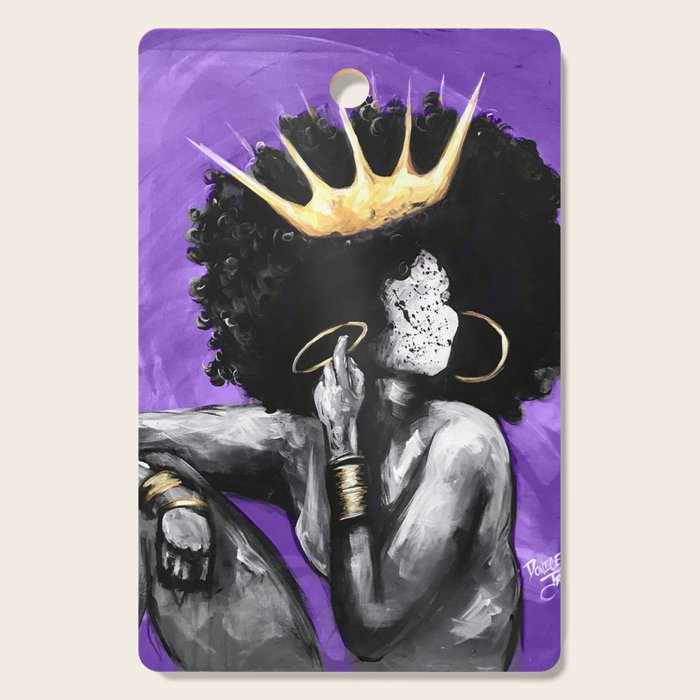 Naturally Queen VI PURPLE Cutting Board Gallery Image 1