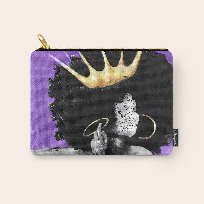 Naturally Queen VI PURPLE Carry All Pouch Gallery Image 1