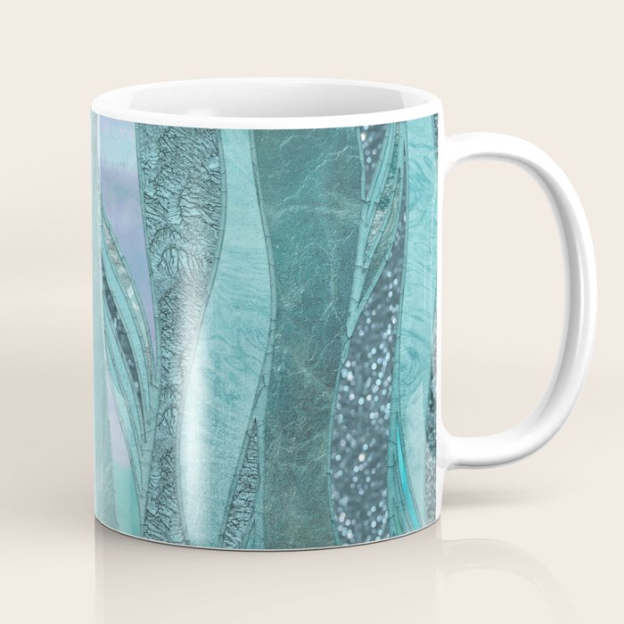 Precious Aqua And Turquoise Glamour Coffee Mug Gallery Image 1