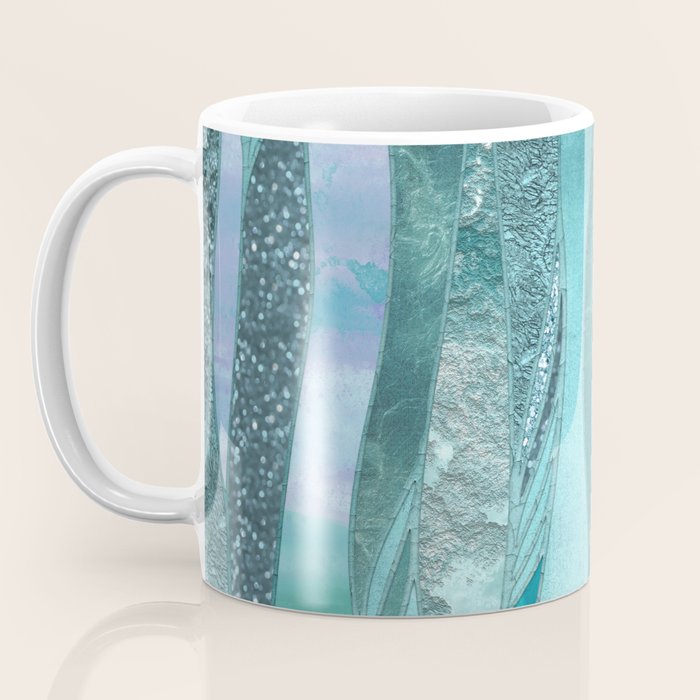 Precious Aqua And Turquoise Glamour Coffee Mug Gallery Image 3