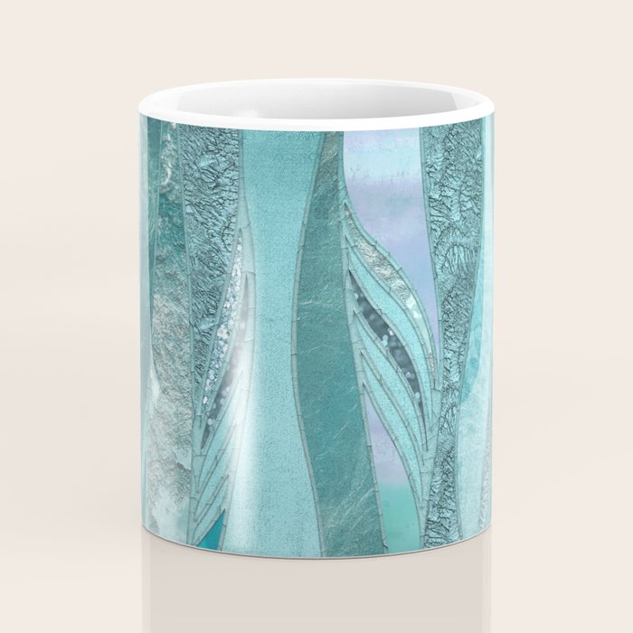 Precious Aqua And Turquoise Glamour Coffee Mug Gallery Image 4